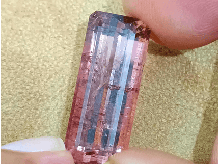 19.44ct Burgundy Red Rubellite Tourmaline, 100% Natural Untreated Gemstone. - SMSGEMS 