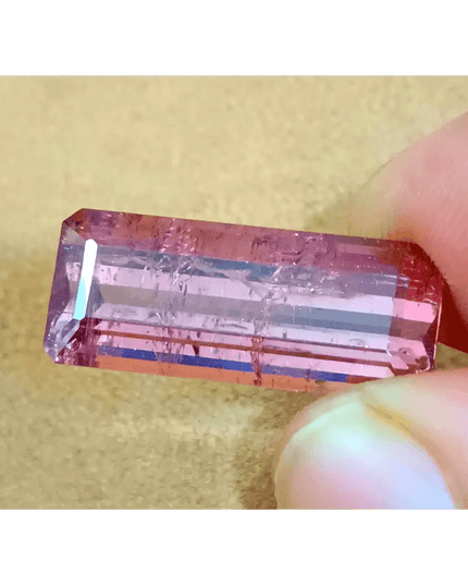 19.44ct Burgundy Red Rubellite Tourmaline, 100% Natural Untreated Gemstone. - SMSGEMS 