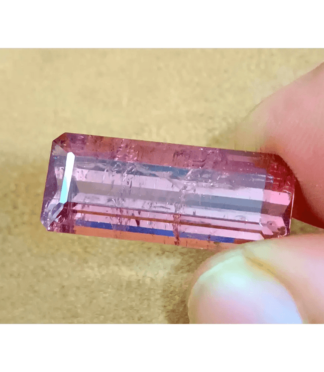 19.44ct Burgundy Red Rubellite Tourmaline, 100% Natural Untreated Gemstone. - SMSGEMS 