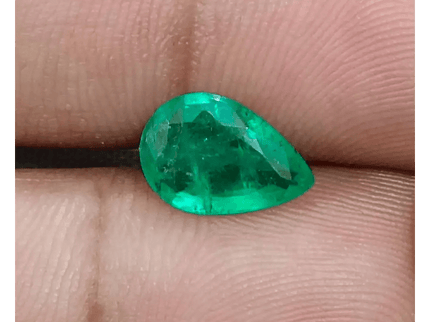 2.01ct Vivid Green Zambian Emerald, Natural Earth Mined Gemstone - SMSGEMS 