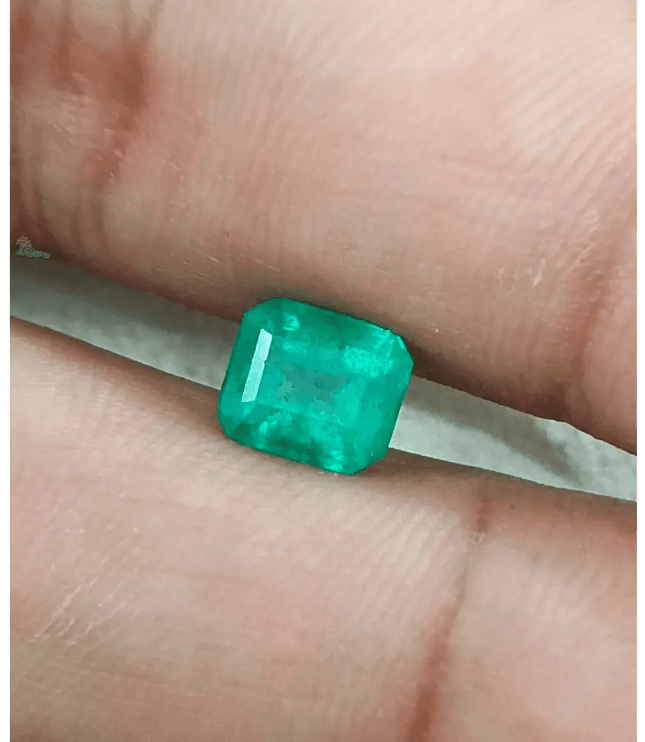 2.03ct Zambian Emerald, Natural Earth Mined Gemstone - SMSGEMS 