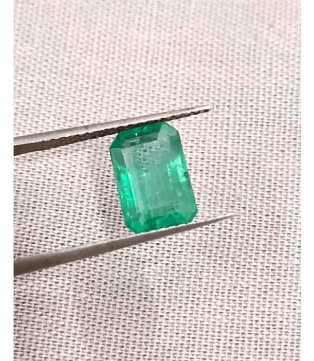 2.05ct Zambian Emerald , 100% Natural Earth Mined Gemstone - SMSGEMS 