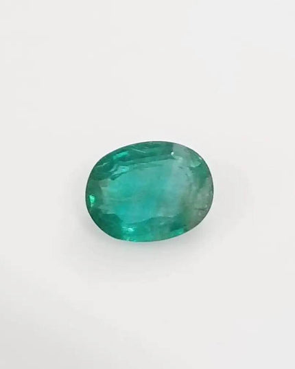 2.05ct Medium Deep Zambian Emerald , Natural Earth Mined Gemstone - SMSGEMS 