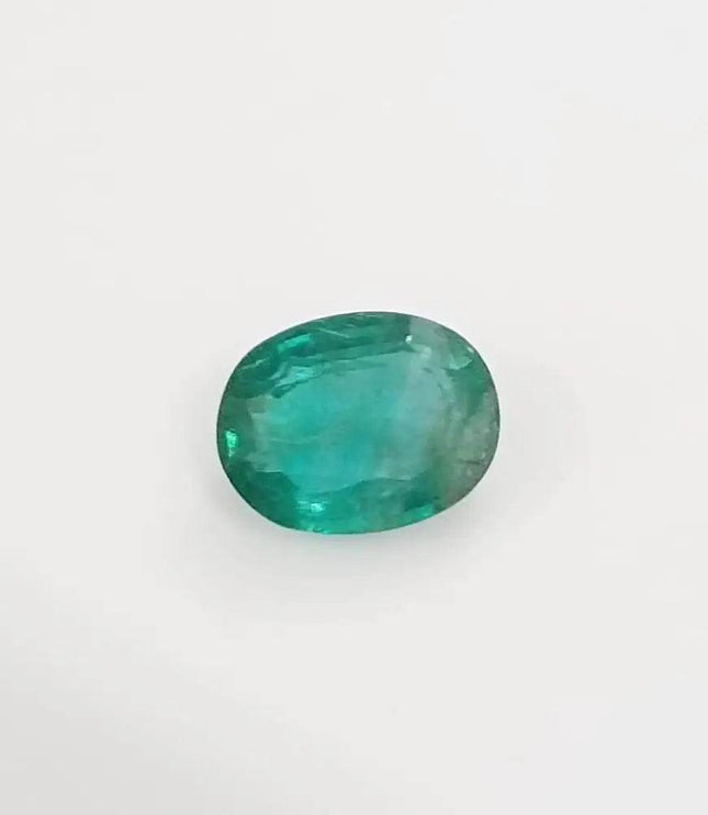 2.05ct Medium Deep Zambian Emerald , Natural Earth Mined Gemstone - SMSGEMS 