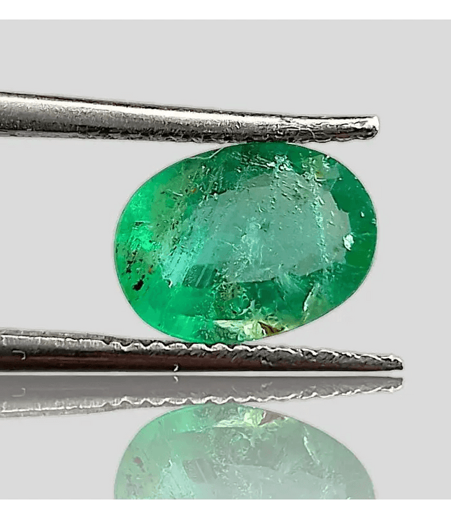 2.05ct Vivid Bright Green Emerald, Natural Gemstone - SMSGEMS 
