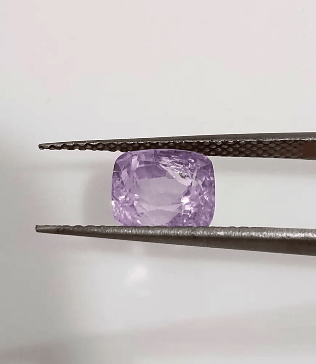 2.06ct Lavender Color Ceylon Sapphire , 100% Natural Untreated Gemstone - SMSGEMS 