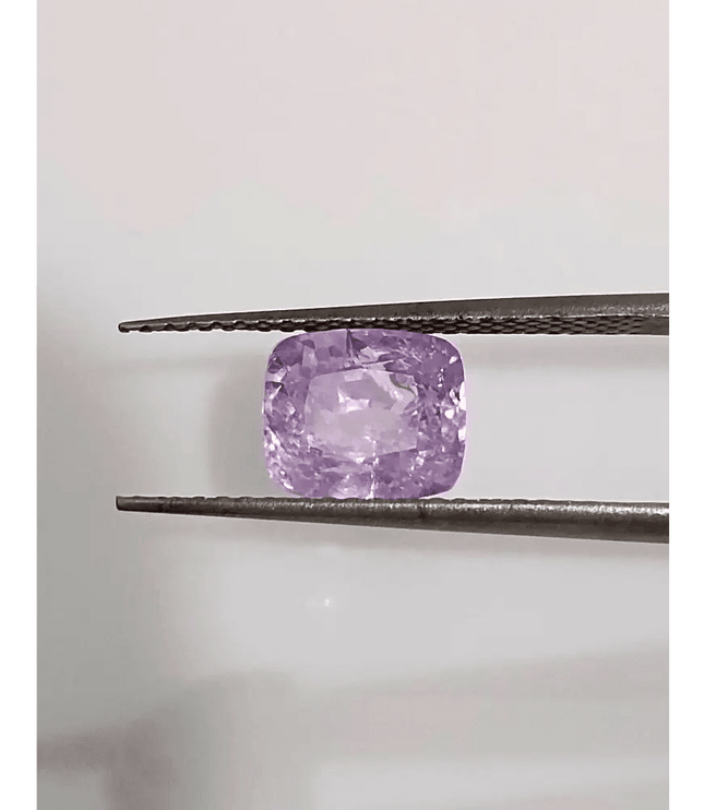 2.06ct Lavender Color Ceylon Sapphire , 100% Natural Untreated Gemstone - SMSGEMS 