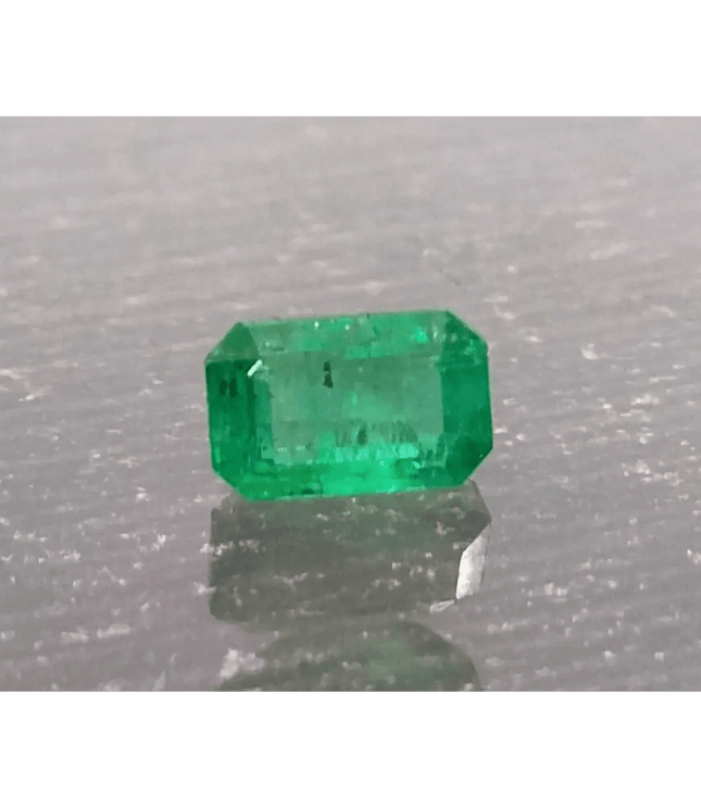 2.07ct Vivid Deep Golden Green Panjshir Emerald , 100% Natural Gem - SMSGEMS 