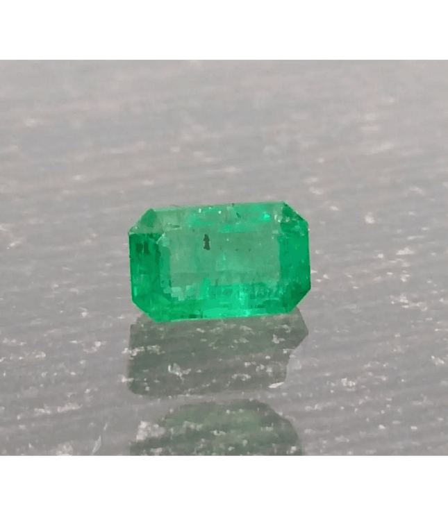 2.07ct Vivid Deep Golden Green Panjshir Emerald , 100% Natural Gem - SMSGEMS 