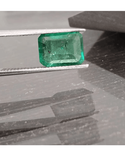 2.10ct Golden Green Swat Emerald, 100% Natural Gemstone - SMSGEMS 