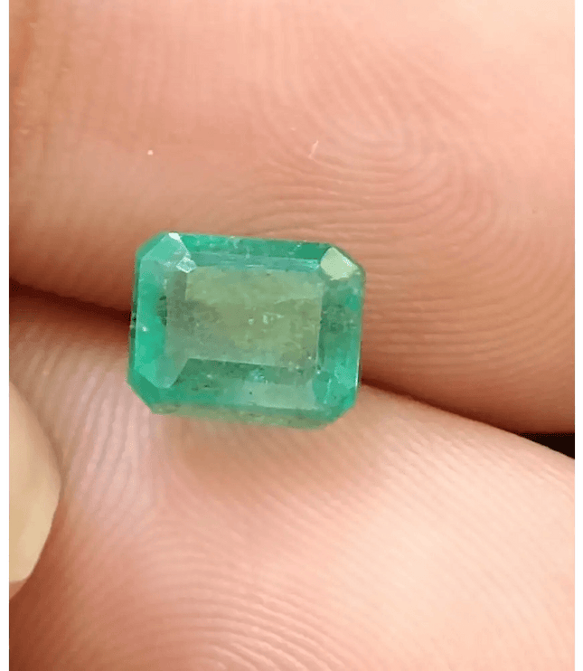2.11ct Zambian Emerald , 100% Natural Earth Mined Gem. - SMSGEMS 