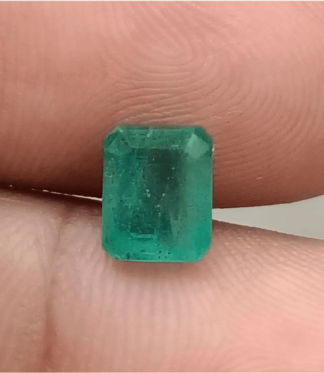 2.11ct Zambian Emerald , 100% Natural Earth Mined Gem. - SMSGEMS 