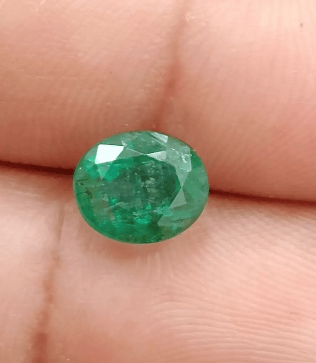2.12ct Zambian Emerald , 100% Natural Earth Mined Gem. - SMSGEMS 