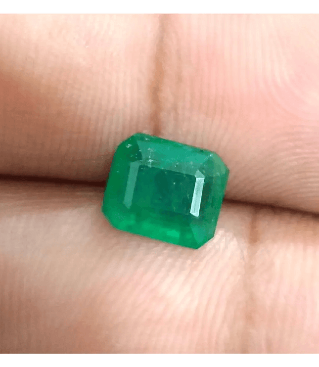 2.15ct Medium Vivid Green Swat Emerald , 100% Natural Earth Mined Gemstone - SMSGEMS 