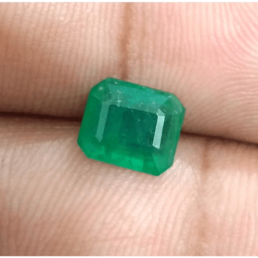 2.15ct Medium Vivid Green Swat Emerald , 100% Natural Earth Mined Gemstone - SMSGEMS 