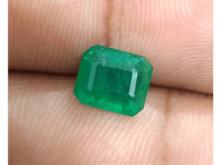 2.15ct Medium Vivid Green Swat Emerald , 100% Natural Earth Mined Gemstone - SMSGEMS 