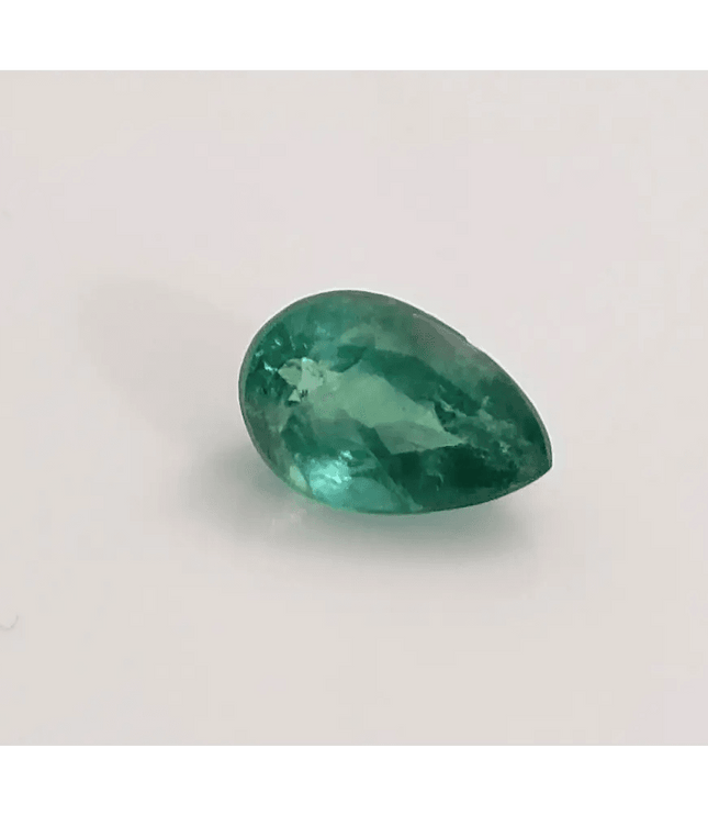 2.20ct Bluish Golden Green Zambian Emerald , Natural Earth Mined Gemstone - SMSGEMS 