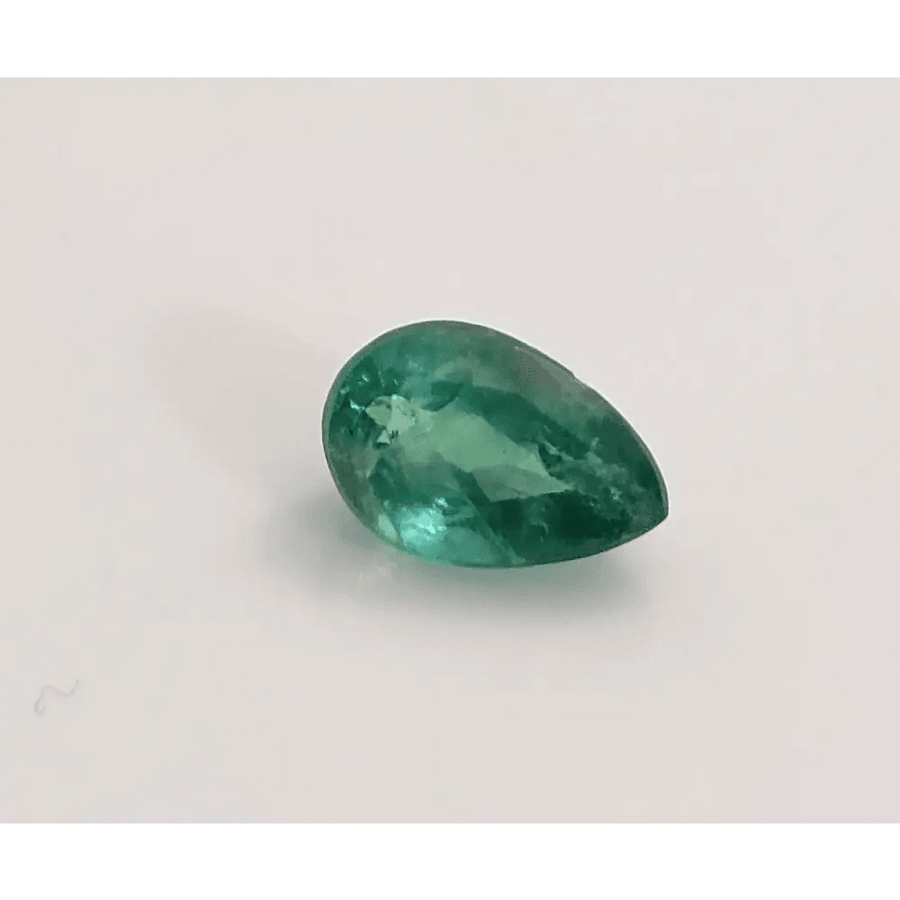 2.20ct Bluish Golden Green Zambian Emerald , Natural Earth Mined Gemstone - SMSGEMS 