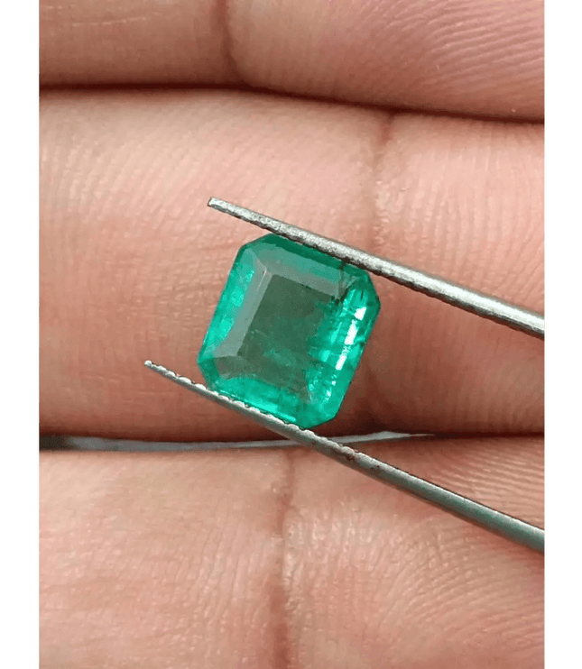 2.21ct Panjshir Emerald , 100% Natural Earth Mined Gemstone - SMSGEMS 