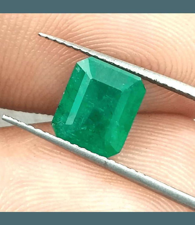 2.21ct Zambian Emerald, Natural Earth Mined Gemstone - SMSGEMS 
