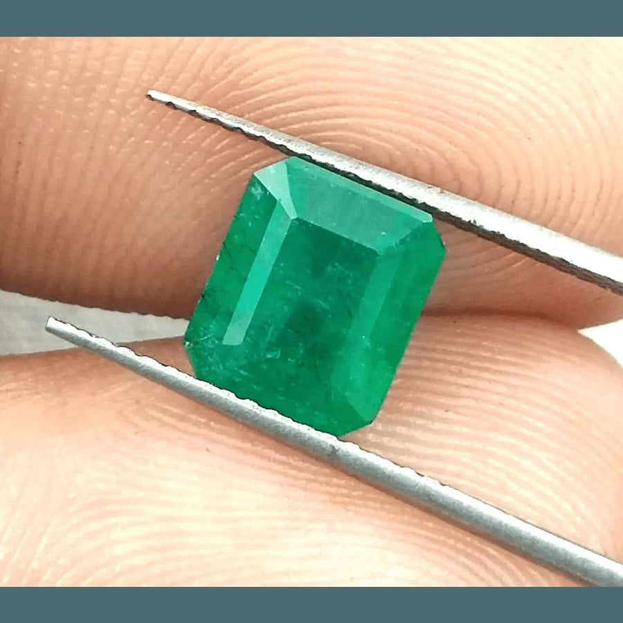 2.21ct Zambian Emerald, Natural Earth Mined Gemstone - SMSGEMS 