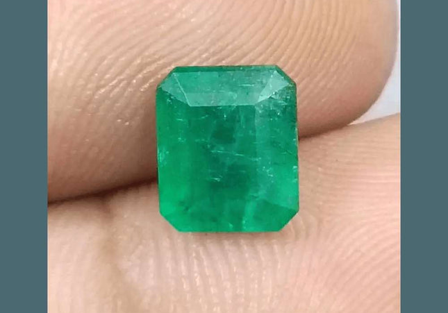 2.21ct Zambian Emerald, Natural Earth Mined Gemstone - SMSGEMS 
