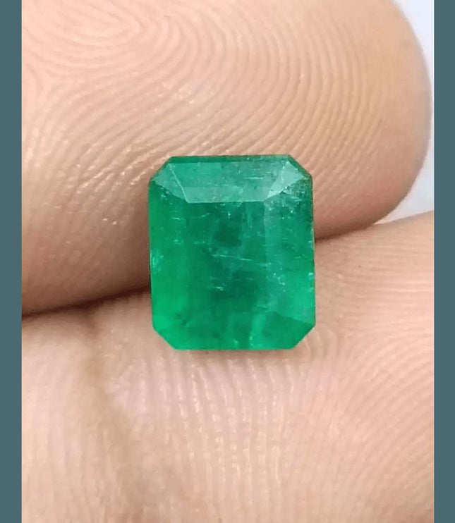 2.21ct Zambian Emerald, Natural Earth Mined Gemstone - SMSGEMS 