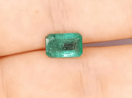 2.25ct Zambian Emerald , 100% Natural Gem - SMSGEMS 