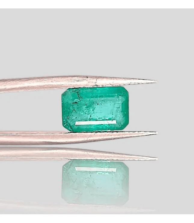 2.25ct Zambian Emerald , 100% Natural Gem - SMSGEMS 