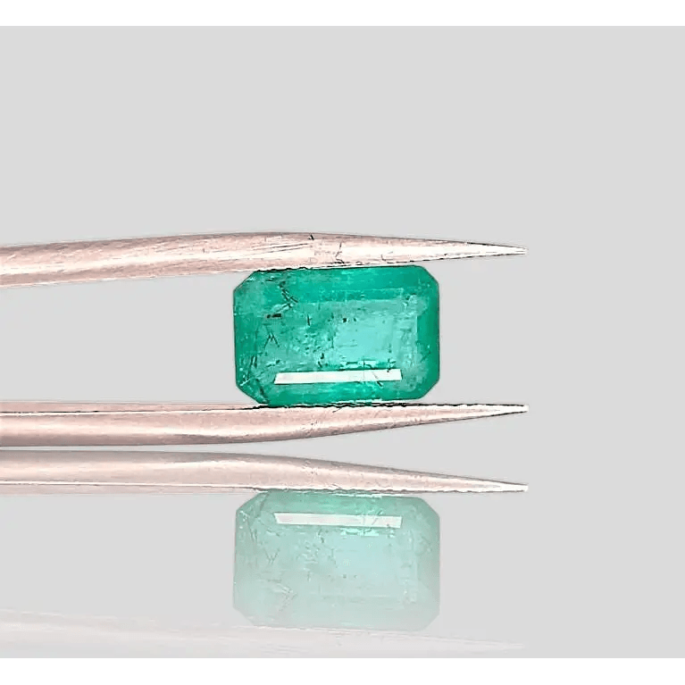 2.25ct Zambian Emerald , 100% Natural Gem - SMSGEMS 
