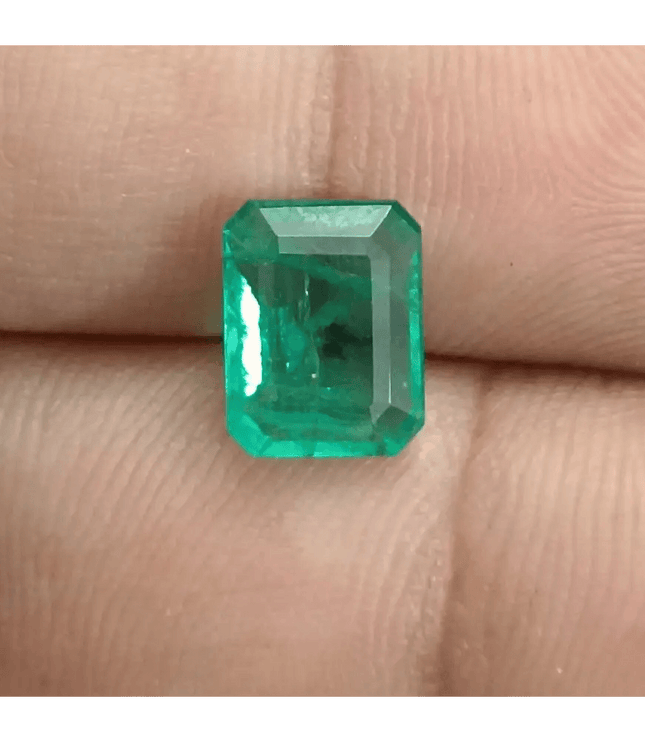 2.28ct Zambian Emerald, 100% Natural Gem - SMSGEMS 