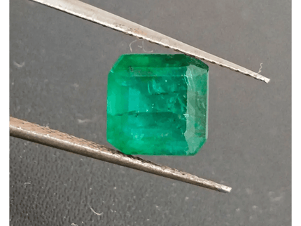 2.28ct Deep Green Zambian Emerald , 100% Natural Earth Mined Gem. - SMSGEMS 