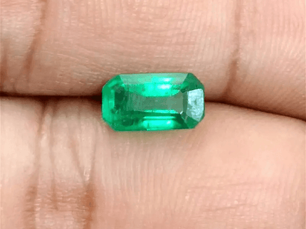 2.28ct Vivid Panjshir Emerald , 100% Natural Earth Mined Gem. - SMSGEMS 