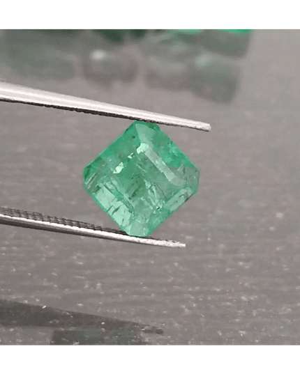 2.28ct Vivid Green Ethiopian Emerald, 100% Natural Gem - SMSGEMS 
