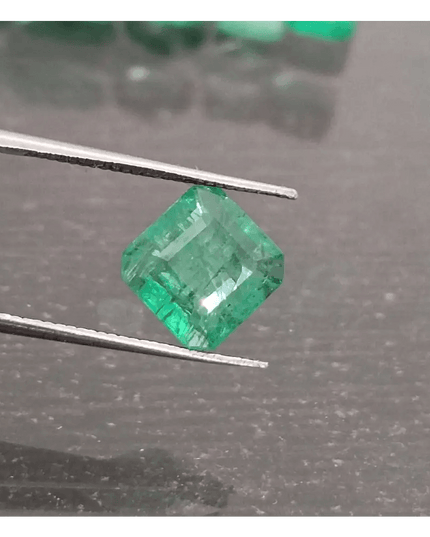 2.28ct Vivid Green Ethiopian Emerald, 100% Natural Gem - SMSGEMS 