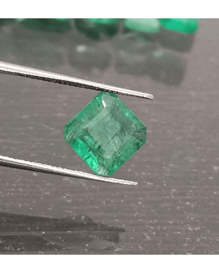2.28ct Vivid Green Ethiopian Emerald, 100% Natural Gem - SMSGEMS 