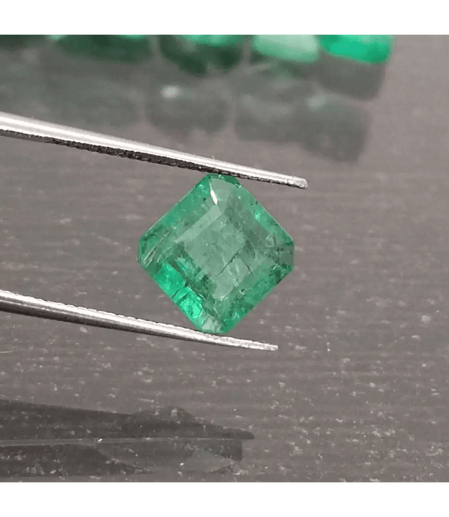 2.28ct Vivid Green Ethiopian Emerald, 100% Natural Gem - SMSGEMS 