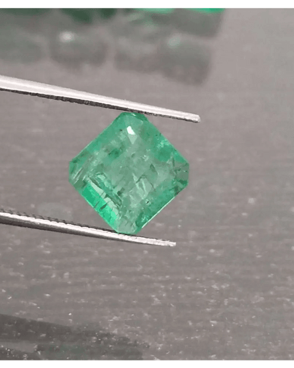 2.28ct Vivid Green Ethiopian Emerald, 100% Natural Gem - SMSGEMS 