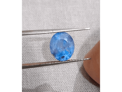 2.34ct Blue Ceylon Sapphire , 100% Natural Untreated Gemstone - SMSGEMS 