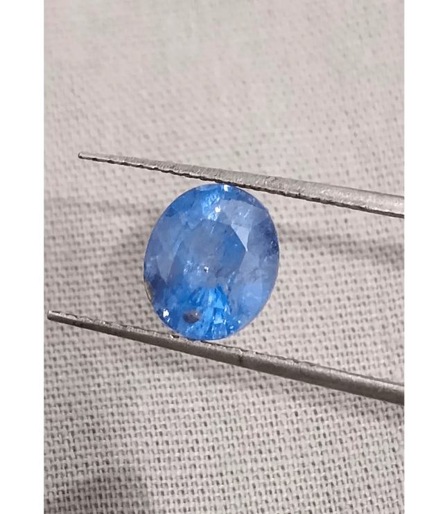 2.34ct Blue Ceylon Sapphire , 100% Natural Untreated Gemstone - SMSGEMS 