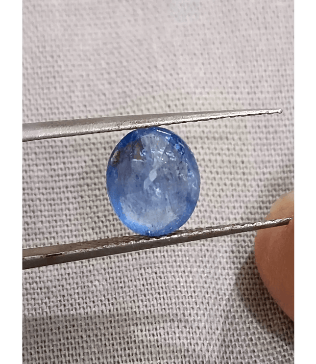 2.34ct Blue Ceylon Sapphire , 100% Natural Untreated Gemstone - SMSGEMS 