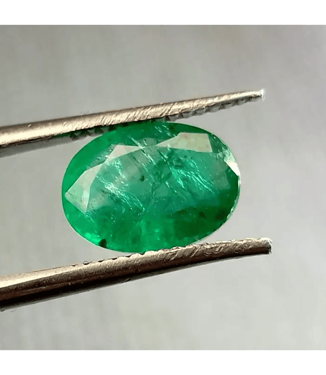 2.35ct Vivid Green Emerald, 100% Natural Emerald - SMSGEMS 