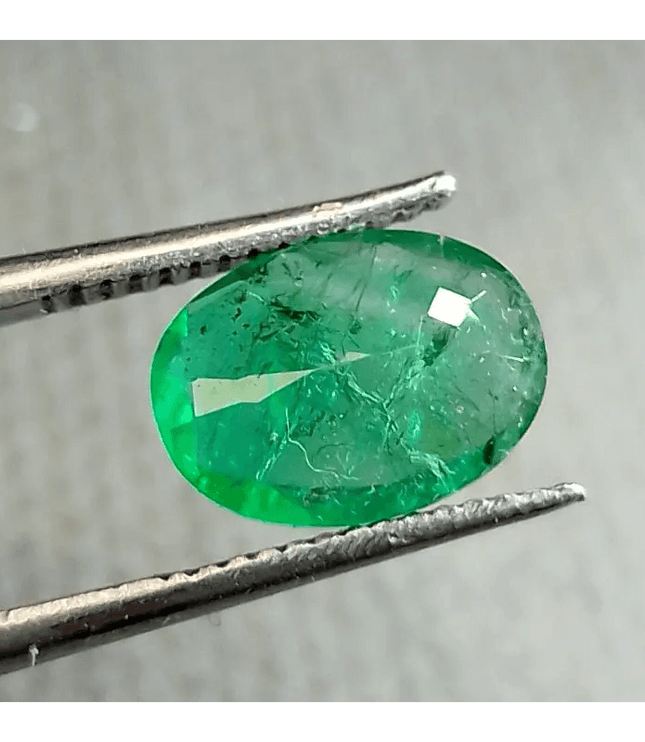 2.35ct Vivid Green Emerald, 100% Natural Emerald - SMSGEMS 