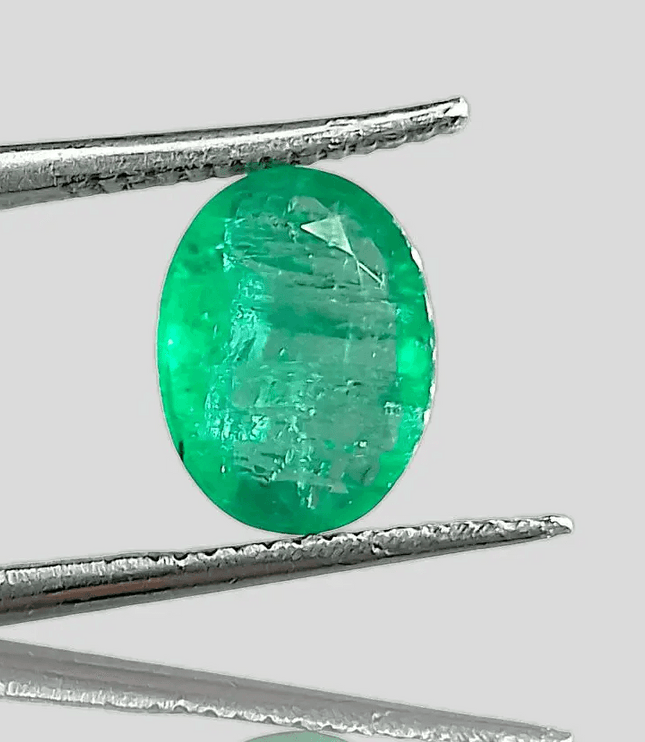 2.38ct Vivid Bright Green Emerald, 100% Natural Gem - SMSGEMS 