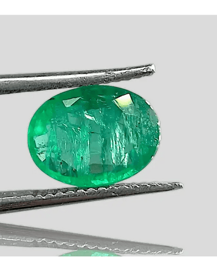 2.38ct Vivid Bright Green Emerald, 100% Natural Gem - SMSGEMS 