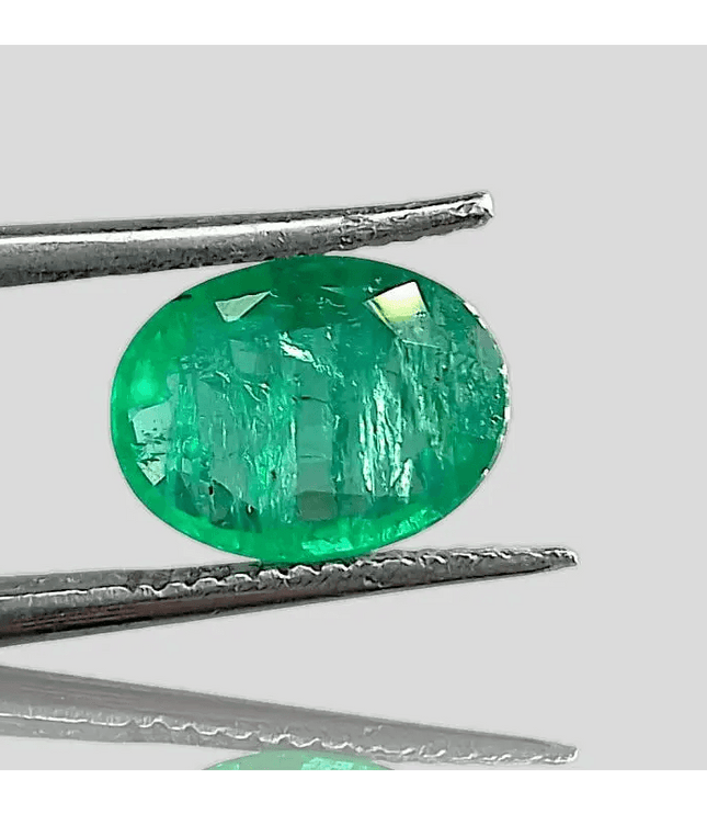 2.38ct Vivid Bright Green Emerald, 100% Natural Gem - SMSGEMS 