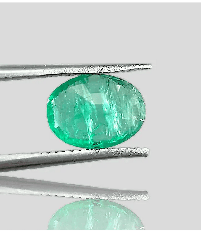 2.38ct Vivid Bright Green Emerald, 100% Natural Gem - SMSGEMS 
