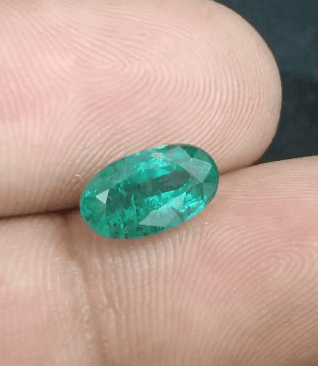 2.39ct Zambian Emerald, 100% Natural Gem - SMSGEMS 
