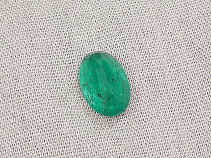 2.40ct Vivid Deep Green Swat Emerald, Natural Gemstone - SMSGEMS 