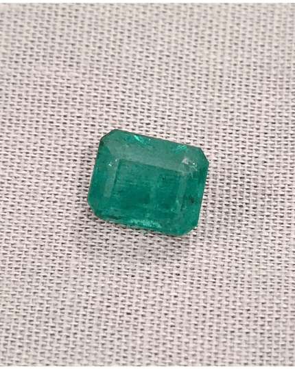 2.41ct Zambian Emerald , 100% Natural Earth Mined Gemstone - SMSGEMS 